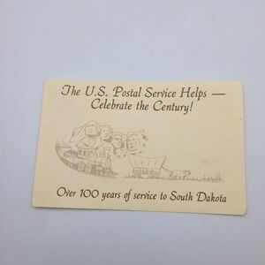 USPS Celebrate the Century South Dakota 100 Years Postcard Mount Rushmore